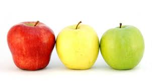 red yellow and Green Apple Image